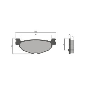 Malossi BRAKE PADS Bremsbeläge