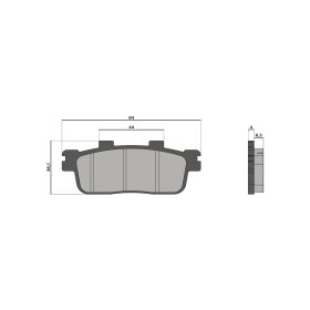 Malossi BRAKE PADS Bremsbeläge