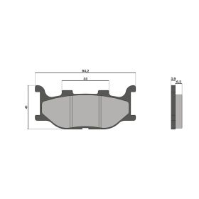 Malossi BRAKE PADS Bremsbeläge