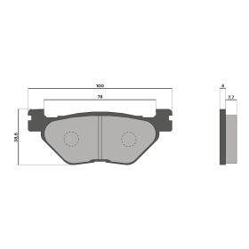 Malossi BRAKE PADS Bremsbeläge