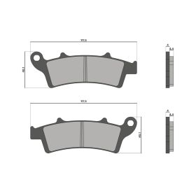 Malossi BRAKE PADS Bremsbeläge