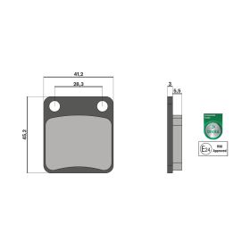 Malossi BRAKE PADS Homologierte Bremsbeläge