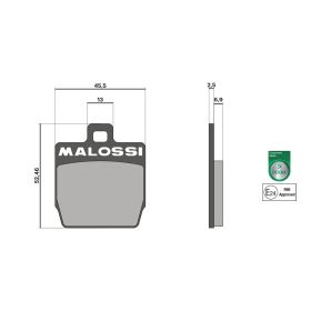 Malossi BRAKE PADS Homologierte Bremsbeläge