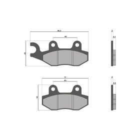 Malossi BRAKE PADS Bremsbeläge