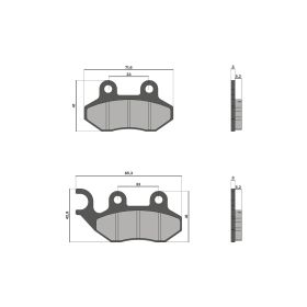 Malossi BRAKE PADS Bremsbeläge