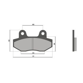 Malossi BRAKE PADS Bremsbeläge