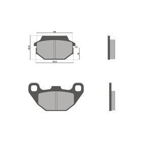 Malossi BRAKE PADS Bremsbeläge