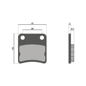 Malossi BRAKE PADS Bremsbeläge