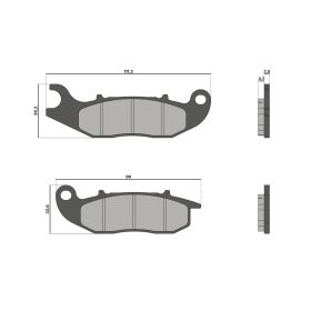 Malossi BRAKE PADS Bremsbeläge