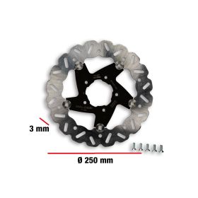 Malossi WHOOP DISC Disque de frein D 250 épaisseur 3 mm pour kit de fourche F32S F37R