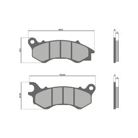 Malossi BRAKE PADS Bremsbeläge