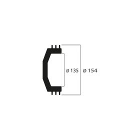 Malossi Maxi Cloche d'embrayage Diamètre interne 135 grammes 1149