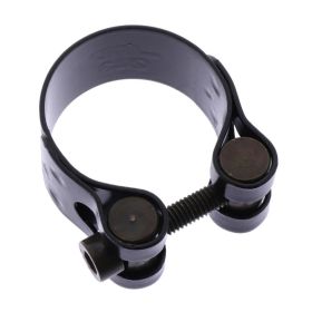 Schwarze Auspuffschellen 38mm