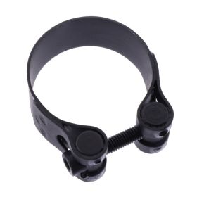 Schwarze Auspuffschellen 45mm