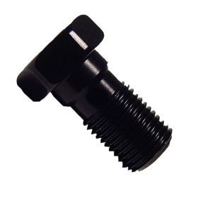 M10X1 Schwarze Bremsrohrschraube Einzel-Banjo