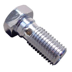 M10X1.25 Chrom-Bremsschlauchbolzen Einzel-Banjo