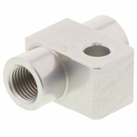 Sdoppiatore tubo freno 2 vie TYP811 M10x1 argento