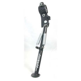 MATTHIES 4600 MOTORCYCLE SIDE STAND 250MM - MOUNTS ON 26-32MM DIAMETER FRAME