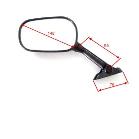 JMP 6969722 Linker schwarzer Verkleidungsspiegel für Suzuki GSX-R