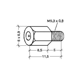 Jet principal MATTHIES 210 pour carburateur Mikuni