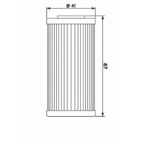 Filtro olio Meiwa B9006
