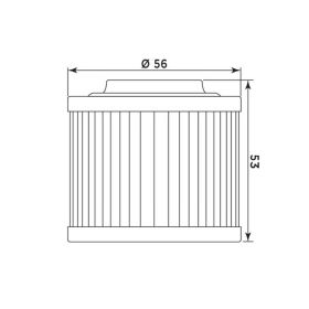 Filtro olio Meiwa B9008