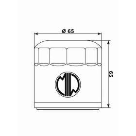 Filtro olio MEIWA BE12001 per BENELLI
