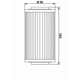Filtro olio Meiwa BO14001
