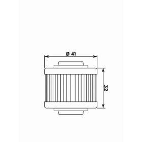 Filtro olio MEIWA BO14004 per BOMBARDIER-CAN AM