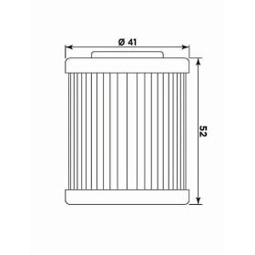 Filtro olio Meiwa KT8002