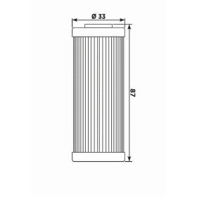 Filtro olio Meiwa KT8003