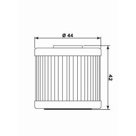 Filtro olio Meiwa KY7001