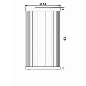Filtro olio MEIWA KY7002 per KYMCO