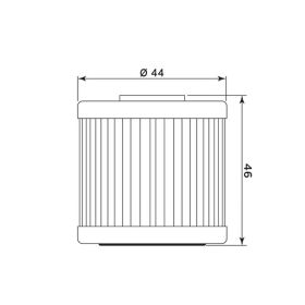 Filtro olio MEIWA KY7005 per KYMCO