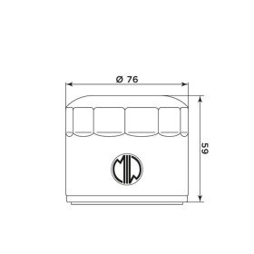 Filtro olio MEIWA MG20002 per MOTO GUZZI
