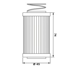 Filtro olio MEIWA MV21002 per MV AGUSTA