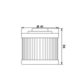 Filtro olio MEIWA P5011 per APRILIA