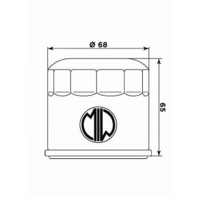 Filtro olio MEIWA S2018 per SUZUKI