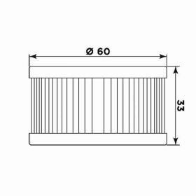 Filtro olio Meiwa S3004