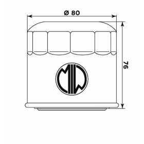 Filtro olio MEIWA S3007 per SUZUKI