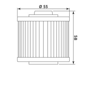 Filtro olio Meiwa Y4001
