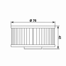 Filtro olio MEIWA Y4002 per YAMAHA