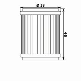 Filtro olio Meiwa Y4013