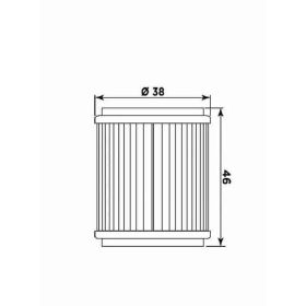 Filtro olio Meiwa Y4018