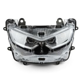 Fanale Faro Anteriore Trasparente Motoforce Tipo Originale Completo Omologato