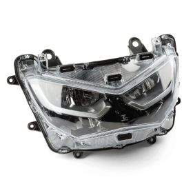 Fanale Faro Anteriore Trasparente Motoforce Tipo Originale Completo Omologato