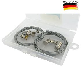 Motoforce Universal Reparaturset Gas-/Kupplungszug 2x2,5m