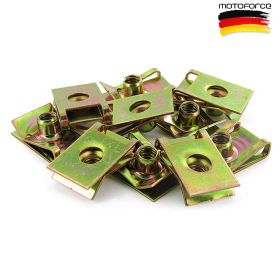 KIT MOLLETTE PER CARENE M6 10 PEZZI MOTOFORCE
