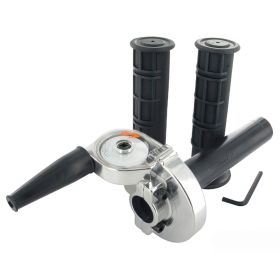 COMANDO GAS RAPIDO MOTOFORCE RACING CROMATO D. 22 INCLUSO MANOPOLE