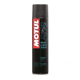 Spray cleaner for motorcycle cleaning Motul E9 Wash & Wax 400 ml
